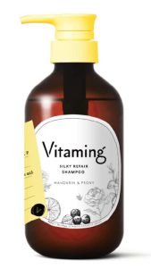 Vitaming バイタミング シルキーリペア・シャンプー V1 480ml マンダリン&ピオニーの香り ビタミン シャンプー ビタミン 毛髪補修